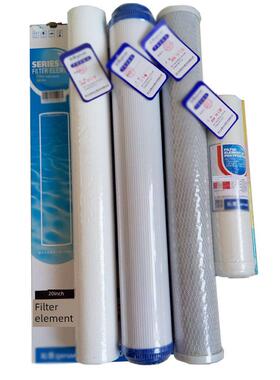 适用沁园商用净水器20寸pp棉RO-1500A/C/750颗粒活性炭炭棒滤芯