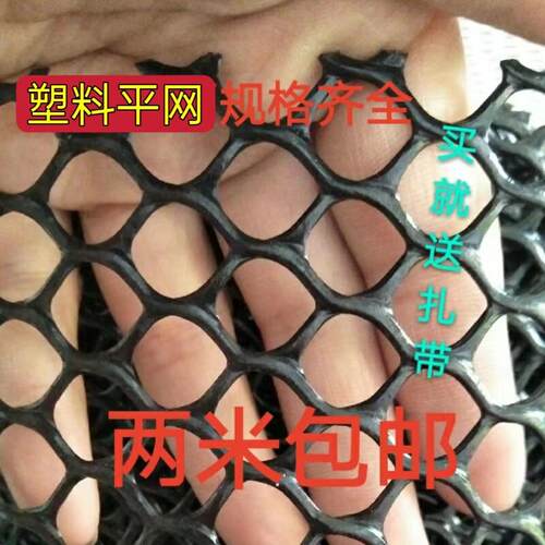 厂家批发黑色塑料养鸡鸭鹅塑料网