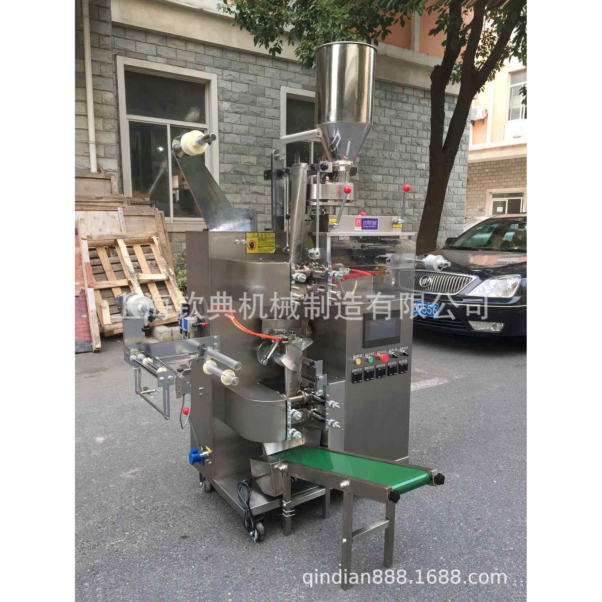 内袋外袋泡包装机花茶保健包茶装机  药茶自上海钦典动包装机