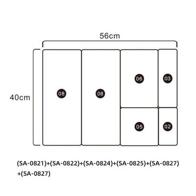 Drawer Organizer Storage Box Plastic Sundries Container Divi