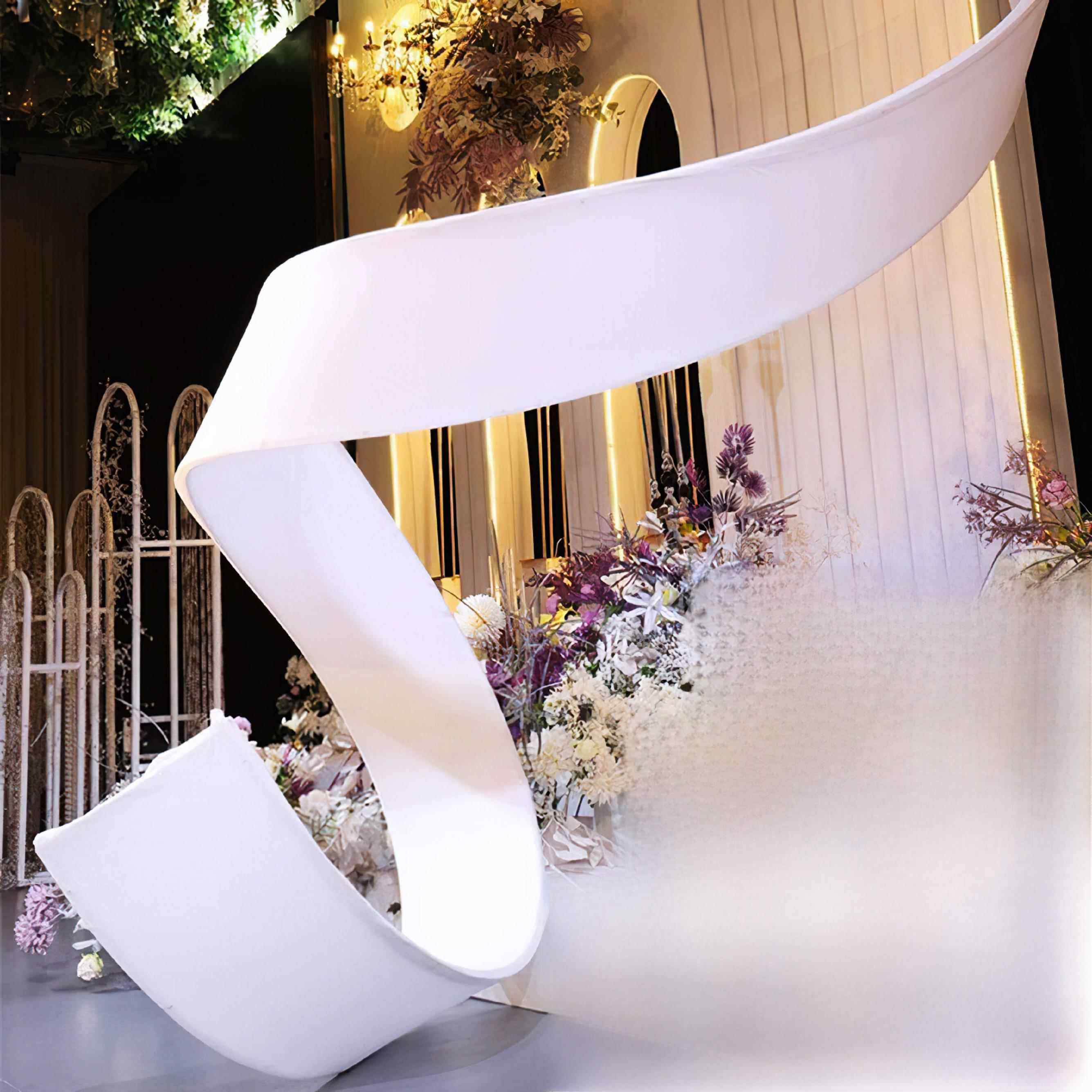 婚庆阳光板自由曲线波浪弧形螺旋百变弹力布造型婚礼布置道具吊顶,节庆用品/礼品,拱门,淘宝优惠券,粉丝福利购,淘宝优惠卷