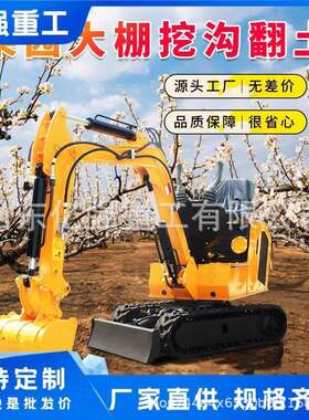 大型履带式挖掘机多能程挖机功勾机农用果土园大棚小工挖厂08-17