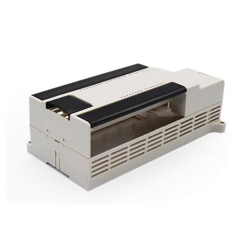 导轨控制外壳DR19塑料材外壳PLC工控200x90x70MM盒仪表壳体