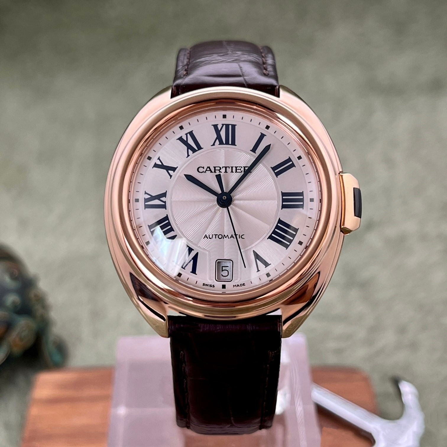 公价10.4万】98新卡地亚钥匙WGCL0013自动机械女士手表35mm正品