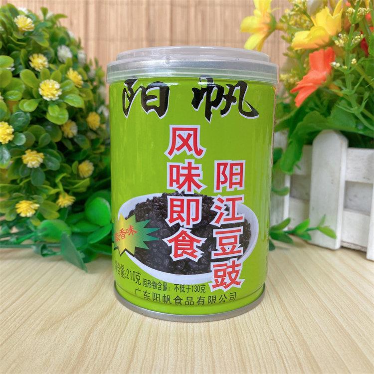 原味下饭酱包邮阳帆牌阳江豆豉即食豆豉酱原味风味210g下饭菜