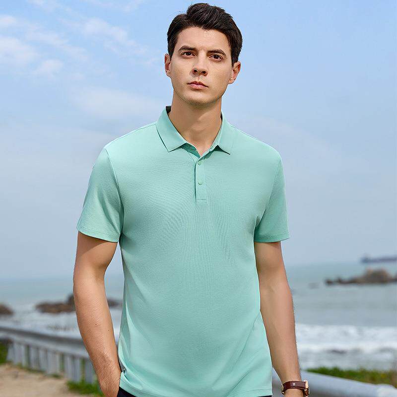 新款夏POLO衫短袖T恤男女款运动健身商务团体服透气亲肤翻领t休闲