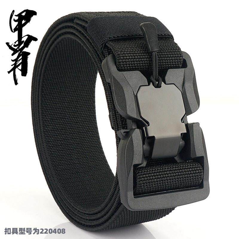 新品 腰带尼龙扣头休闲百搭 弹力编织腰带中性腰带军迷战术