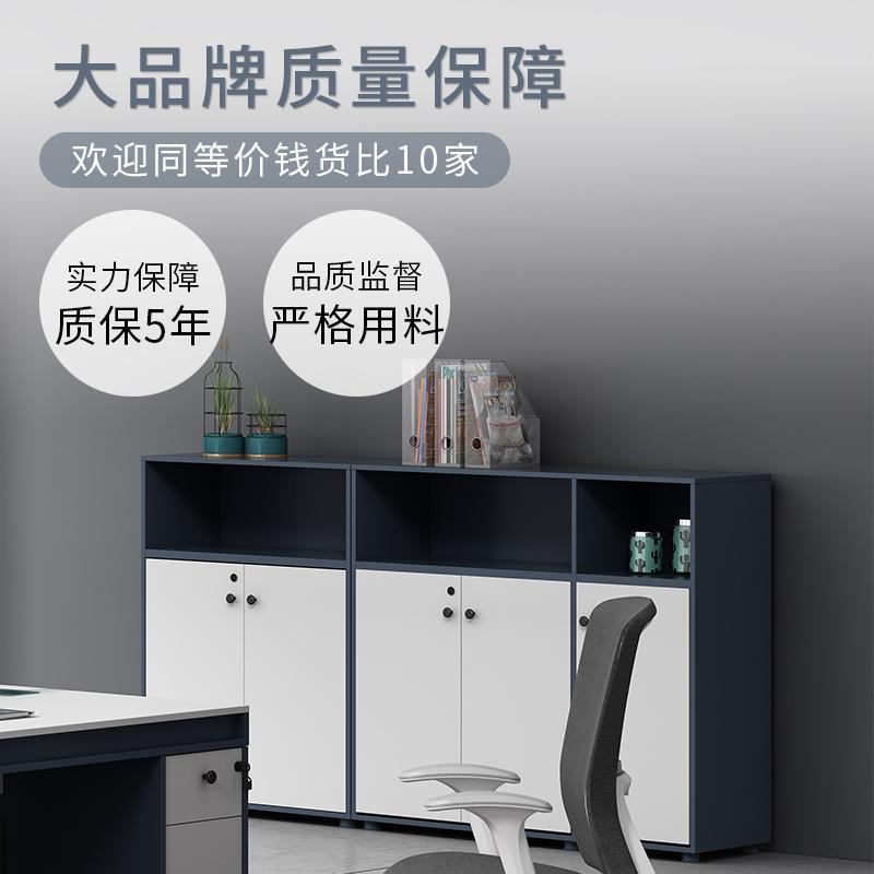 办家具档案料资柜办公室文件矮柜小型储物柜柜木TY-G0108质隔断柜