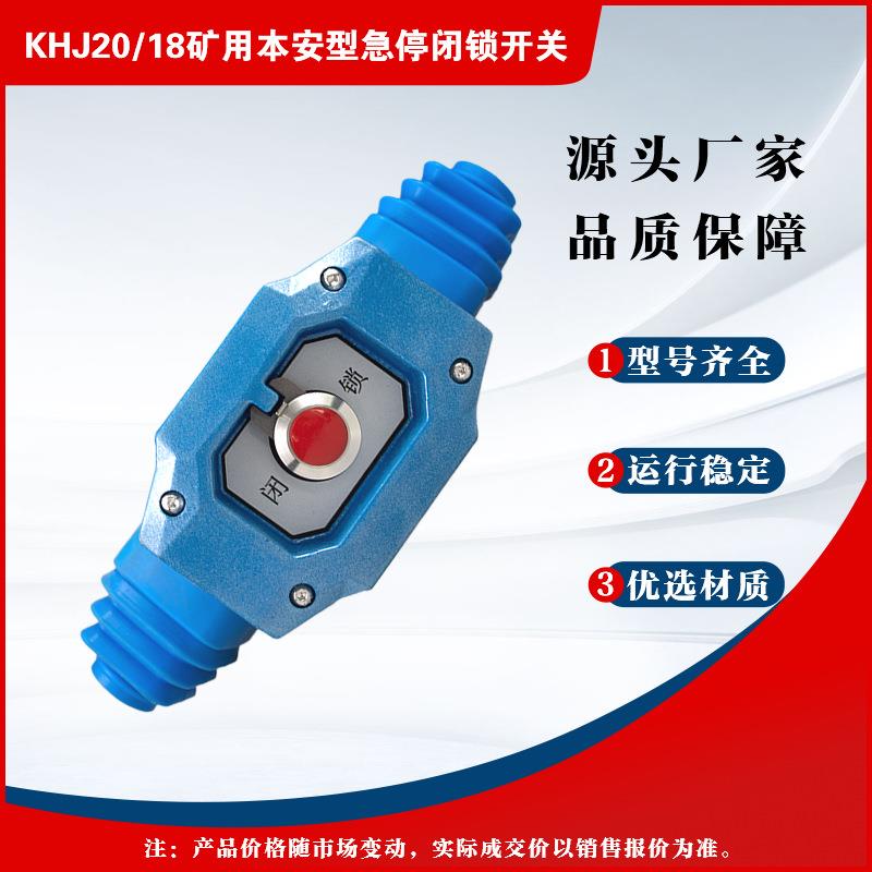 天津华宁KHJ20/18矿用本安型急停闭锁开关 GWM-45-W3温度传感器