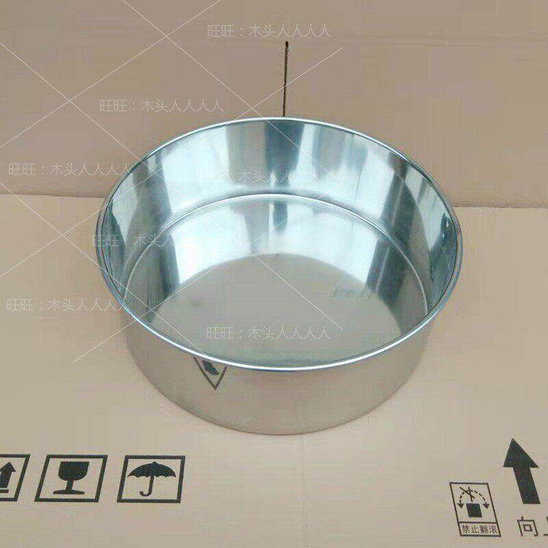 装凉皮盆不锈钢浅桶 不锈钢盆 商用面 面皮盆容器 不带盖子