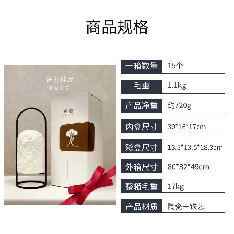泉州陶瓷古风中式手提夜小灯氛围411复灯家居创摆件母意婴起可调