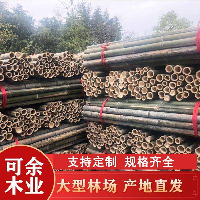 直厂河道工程打桩木绿撑化支杆原产家地林场销杉001木杆河道木桩