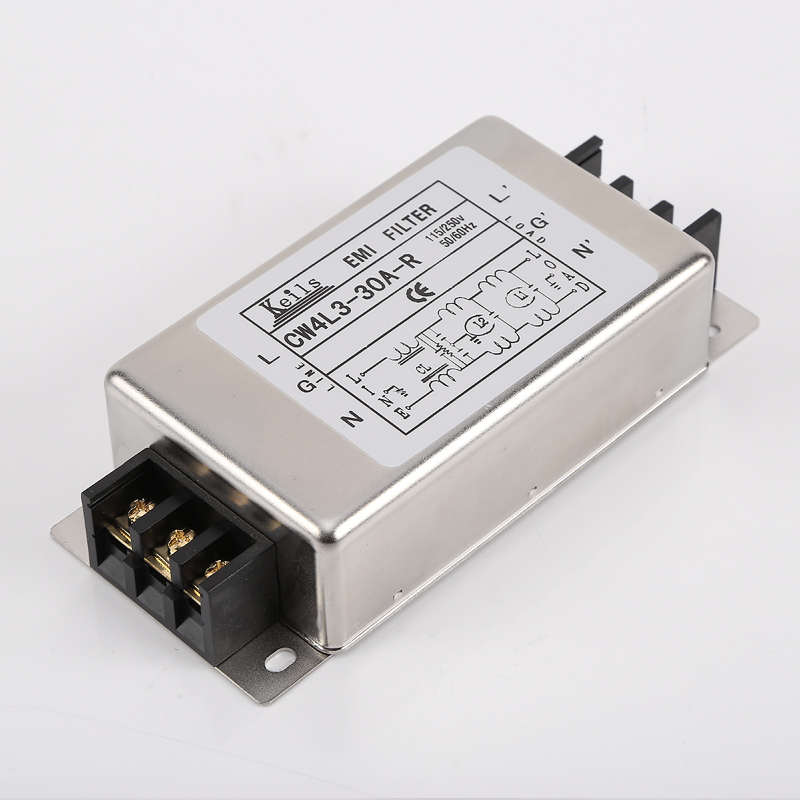 KEILS电源滤波器220V单相10A20A30A40A端子台220V三级滤波器