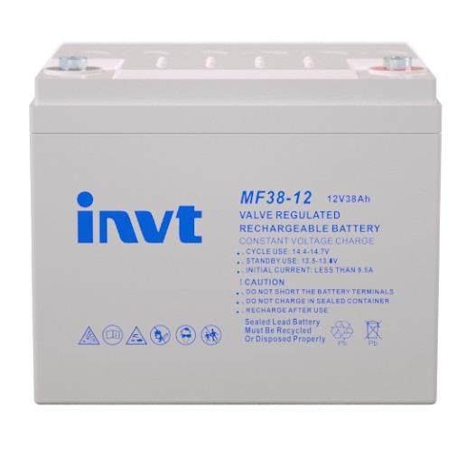 INVT英威腾蓄电池MF38-1212V65AH100AH150A大容量铅酸免维护电瓶