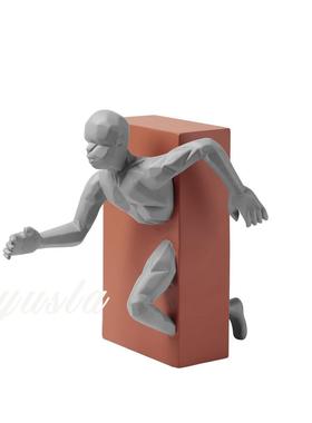 简约创意人物摆件样板间客厅电视柜餐厅柜家居玄关柜书房软装饰品