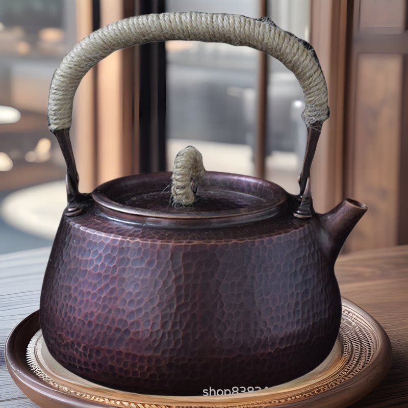 纯紫铜铜壶烧水壶茶艺壶电陶炉壶壶无涂层煮茶壶电陶炉适用