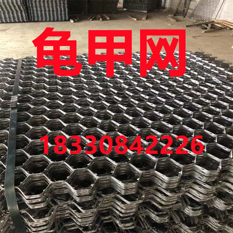 大龟甲龟甲网不锈钢碳钢网龟甲网片耐磨爪泥锚固304件、0cr13