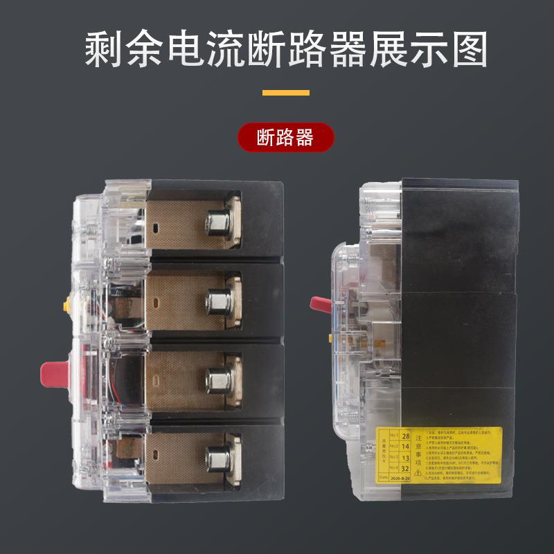 DM3L-125S250S透明漏保电FKRT保护器工地漏电开关CDM3CL漏250A