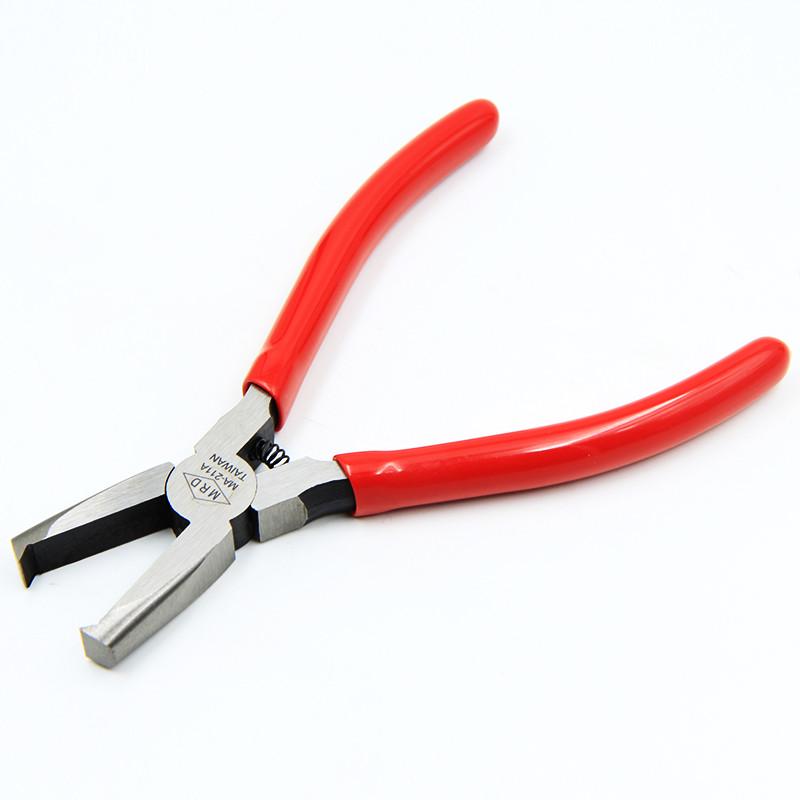 台湾快工MRD塑料剪钳5寸/6寸/6.5寸顶切水口钳平咀钳 顶切剪钳