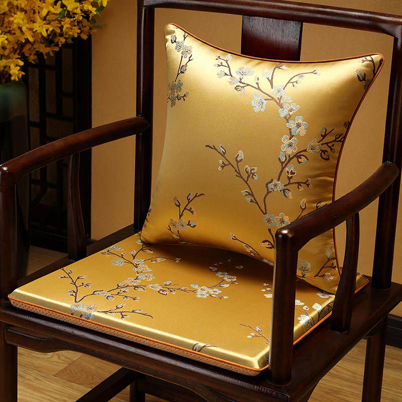 中式椅垫古典红木椅子防滑沙发坐垫夏季茶椅太师椅拆洗透气垫子套
