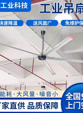 工厂车间仓库商场排风降温大型工业吊扇7.3米大风扇