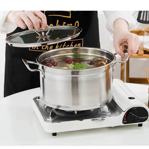 Stainless Steel Stock Pot Boiling Cooking Soup Stew Canning