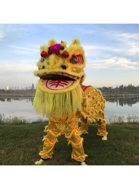新款直销舞狮道具整套南狮双人舞狮子龙醒狮成人服装狮头套装
