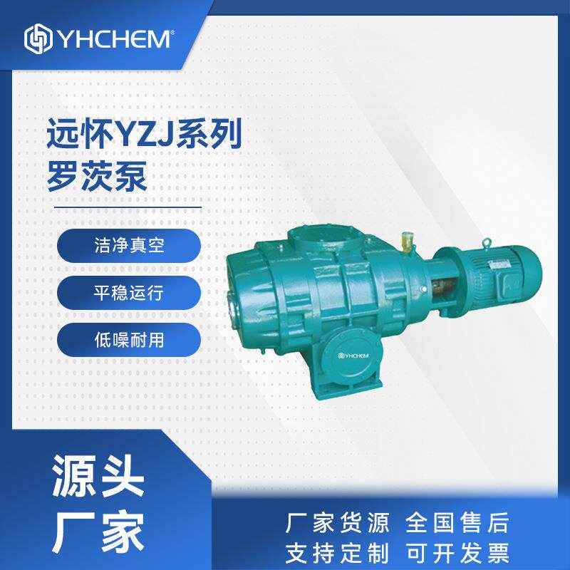 远怀罗茨泵结晶真空低噪耐用化工医药高真空蒸馏真空泵