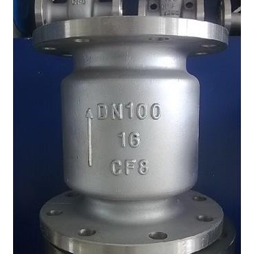 304不锈钢立式止回阀H42W-16P管道单向法兰止逆阀门DN50 100 200