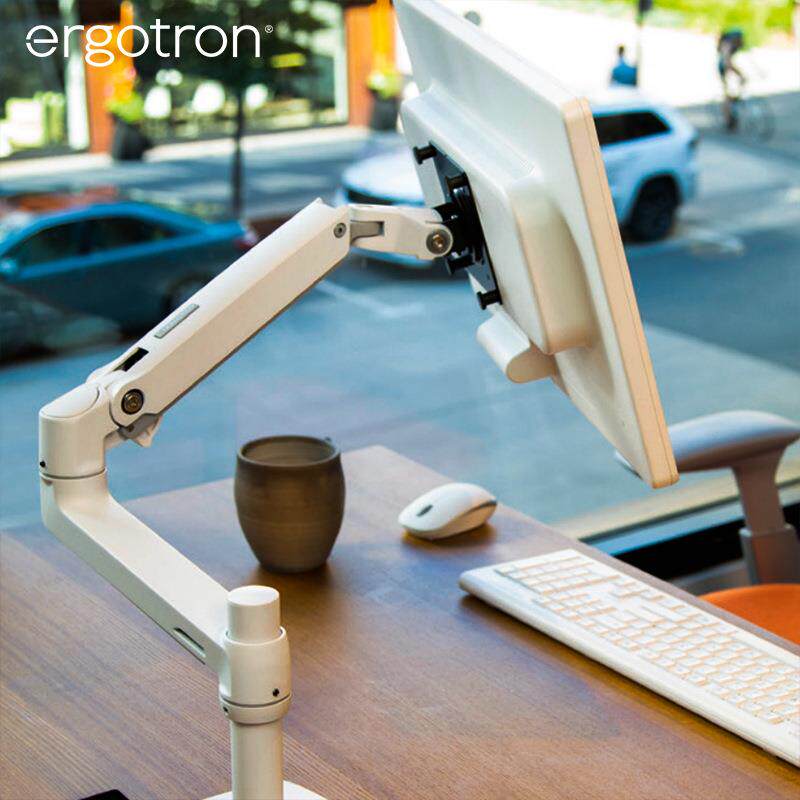 ergotron爱格升45-490-216 LX显示器支架升降伸缩旋转电脑支架