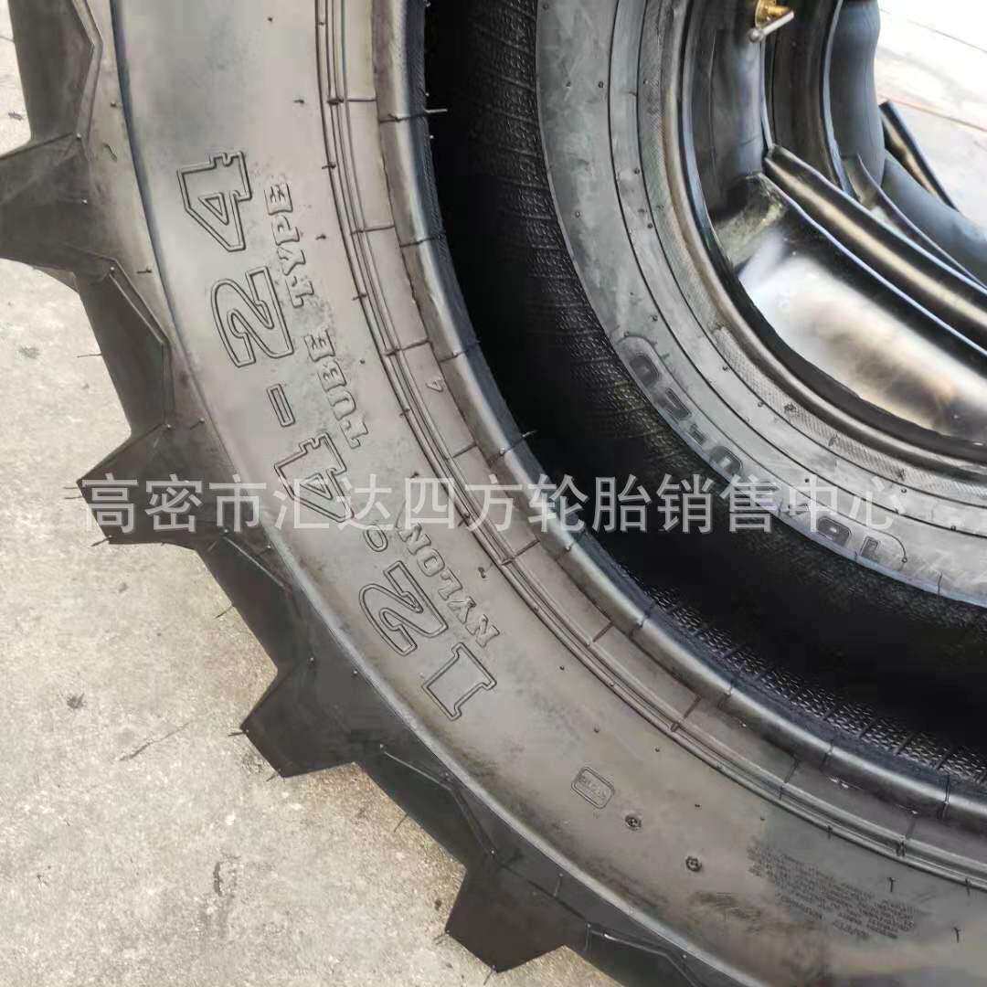 现货供应12.4-24农用拖拉机轮胎16.9-34 R-1人字花纹 零售