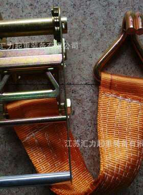 汇力现货销售3寸15m手动收紧拉紧器 75mm20m汽车拉紧器 货物捆绑