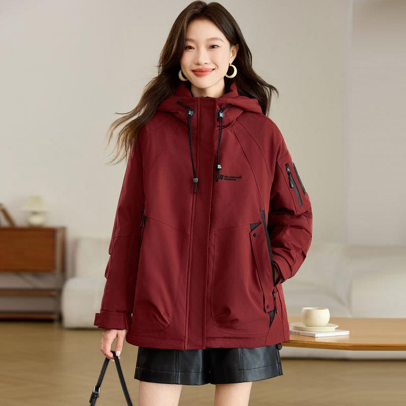 超好看衣696式冲服锋衣羽女绒女款款冬季女士时尚中新长款保暖外