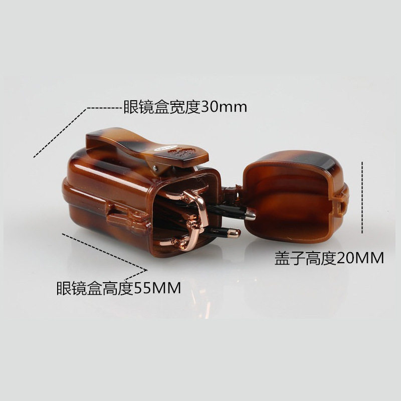 男式老花眼镜折叠超轻袖珍中老年高清水晶玻璃镜片75125度女老化