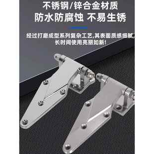烘箱合页6寸4寸3寸 不锈钢合页工业烤箱控制箱折页冰柜冷库门铰链