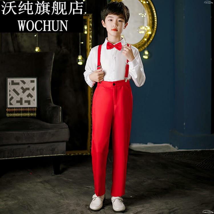 元旦儿童合唱服演出服大合唱团男女童舞蹈礼服小学生朗诵表演服装