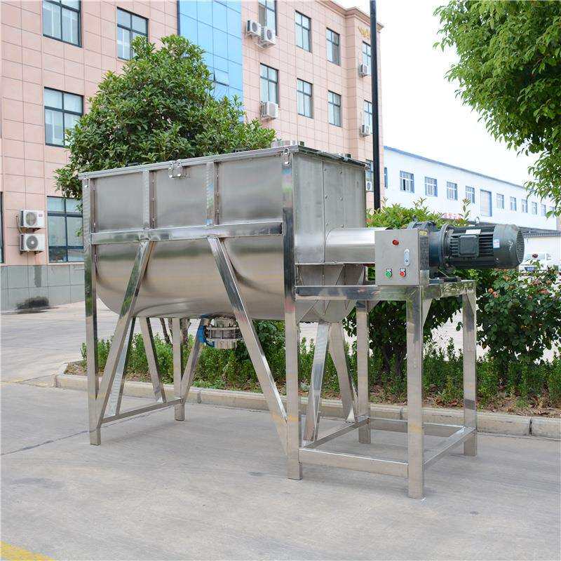 卧式不锈钢搅拌机干粉搅拌机果酱奶茶粉拌料机预混料搅拌机