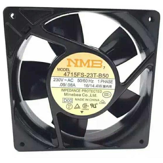 全新原装NMB美蓓亚4715FS-23T-B50 12CM 230V14W散热风扇静音