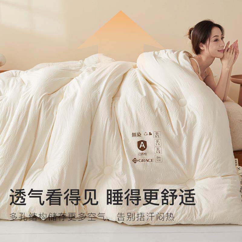 母婴级棉花被夏凉被空调被午休被棉被子春秋被被芯学生四季通用被