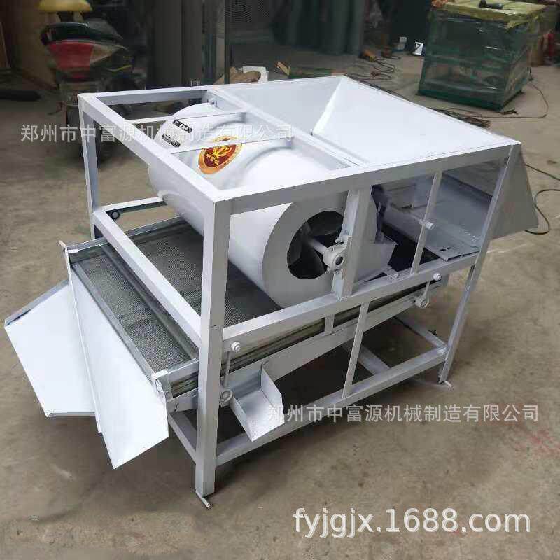 筛选机双层震动粮食筛选机大豆菜籽比重净选设备厂家直供