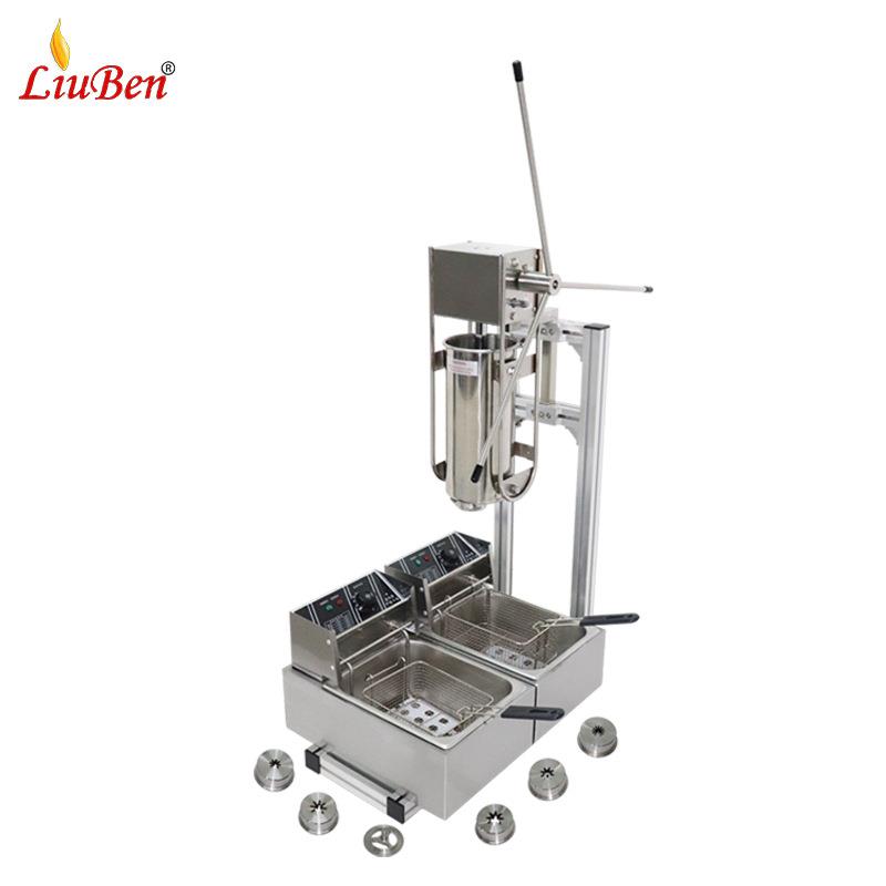 商立式LEL多功手摇用西班牙油条拉能丁吉拿果机多花形模具直工厂