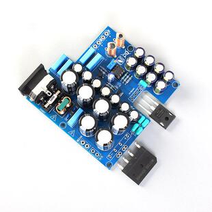 直流线性稳压电源成品板 OP+MOS高速低噪 达菲主机路由器电源板