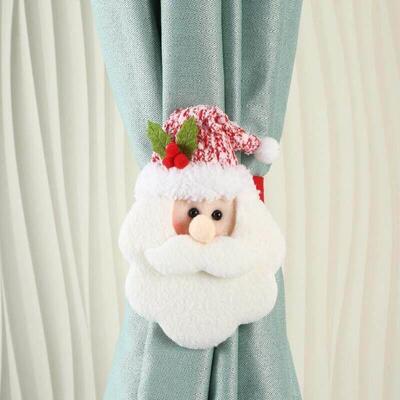 Christmas Curtain Tieback, Cartoon Home & Store Decor