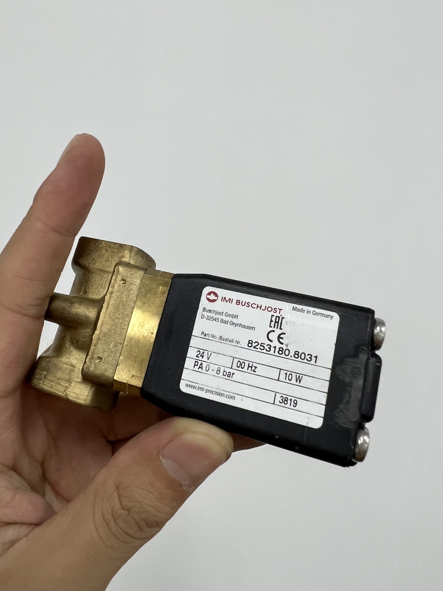 宝硕 BUSCHJOST阀无压差电磁阀DN10，接口尺寸G/