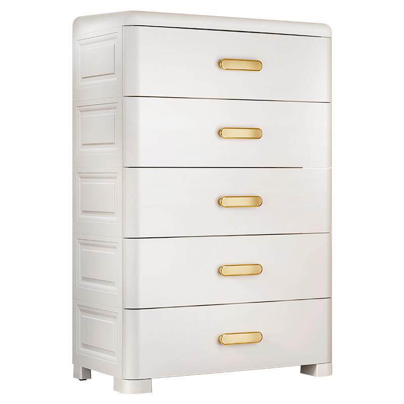 欧式45-70宽度抽屉式收纳柜款纯白储物柜客厅整理柜卧室床头柜子