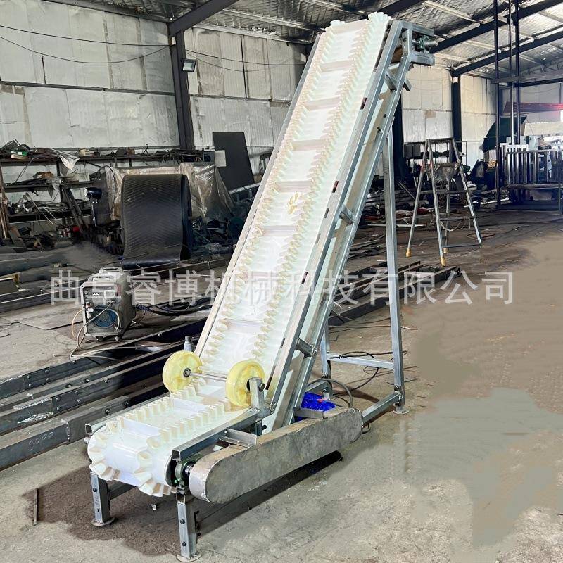 不锈钢料斗提升机上料机食品果蔬加工爬坡机