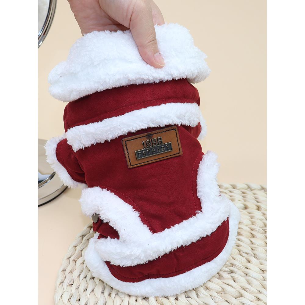 网红狗服装小型犬法国斗牛犬泰迪宠物服装猫比熊小狗秋冬服装保暖