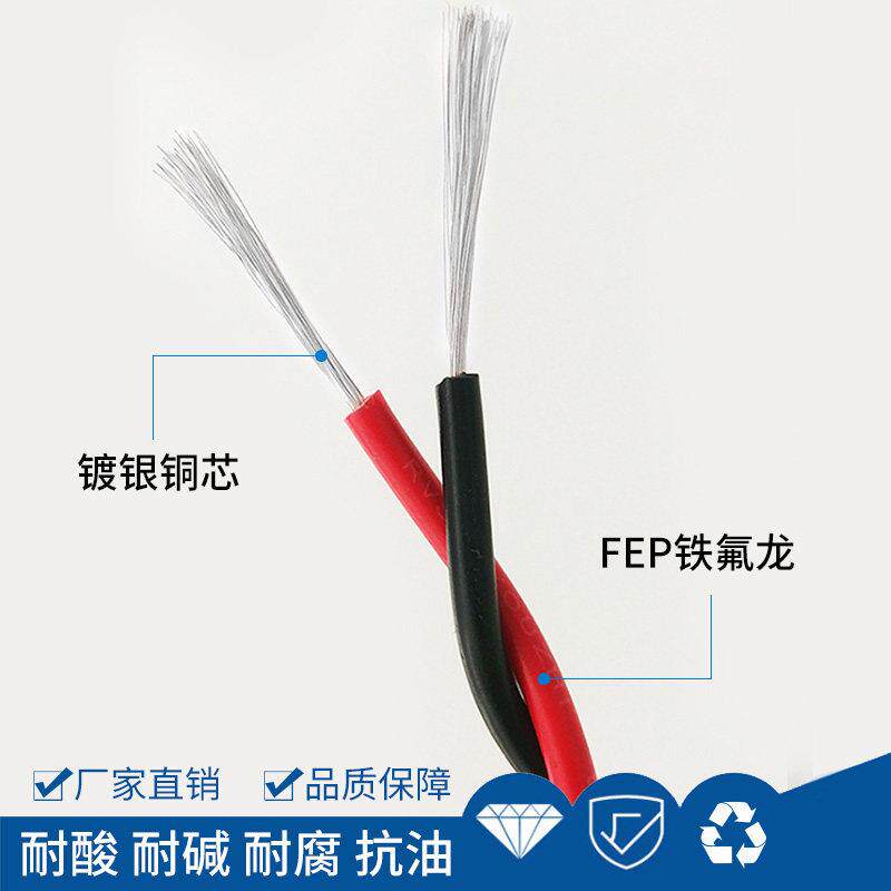 A FS铁氟龙耐温双信绞线0.高12 0.35 0.51.5平方双绞线号线三绞线