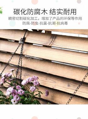 UQA碳落地室外W通用防雨空F76J9JT7调架置物架?防腐木架子百叶空