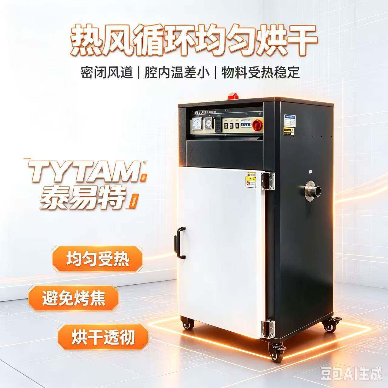 不锈钢烘烤工业箱型干燥机5盘/9盘/20盘烤箱除湿干燥塑料原料烘干